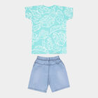 Boys Cotton Baba Suit, Light Blue, small image number null
