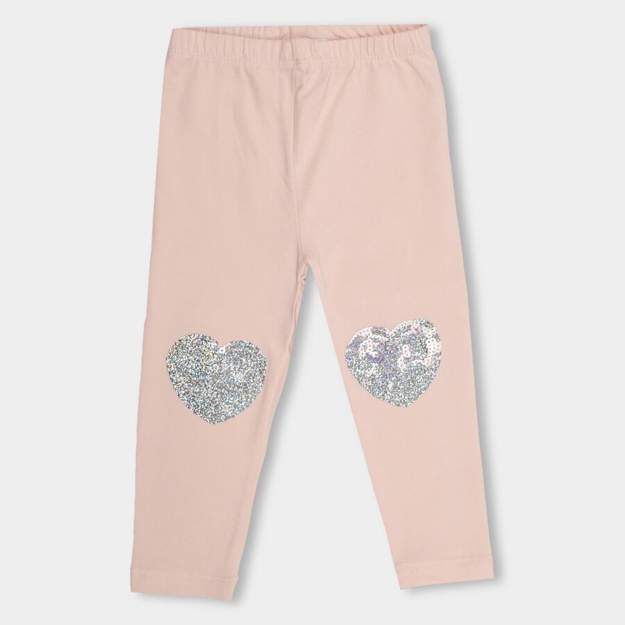 Girls' Legging, हल्का गुलाबी, large image number null
