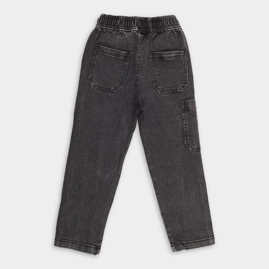 Boys' Trousers, Dark Grey, large image number null