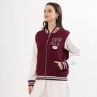 Ladies' Sweatshirt, वाइन, small image number null