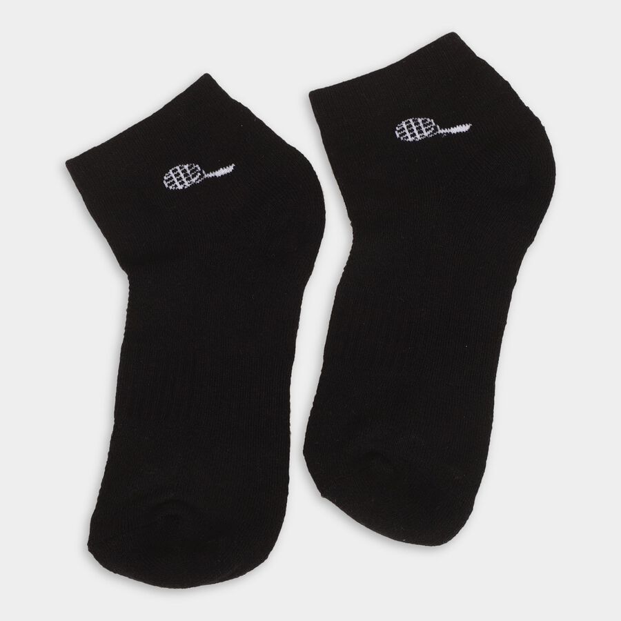 Men's Socks (Pack of 2), काला, large