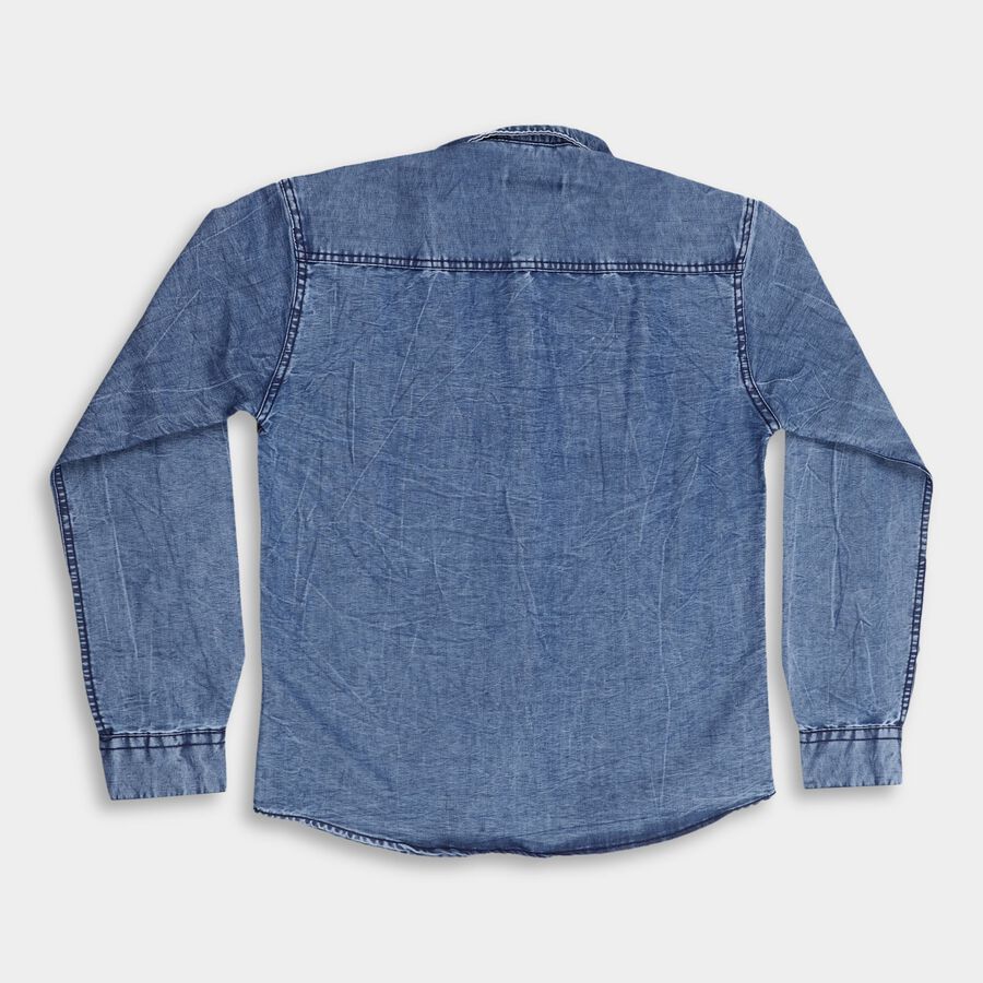 Boy's Casual Shirt, Light Blue, large image number null