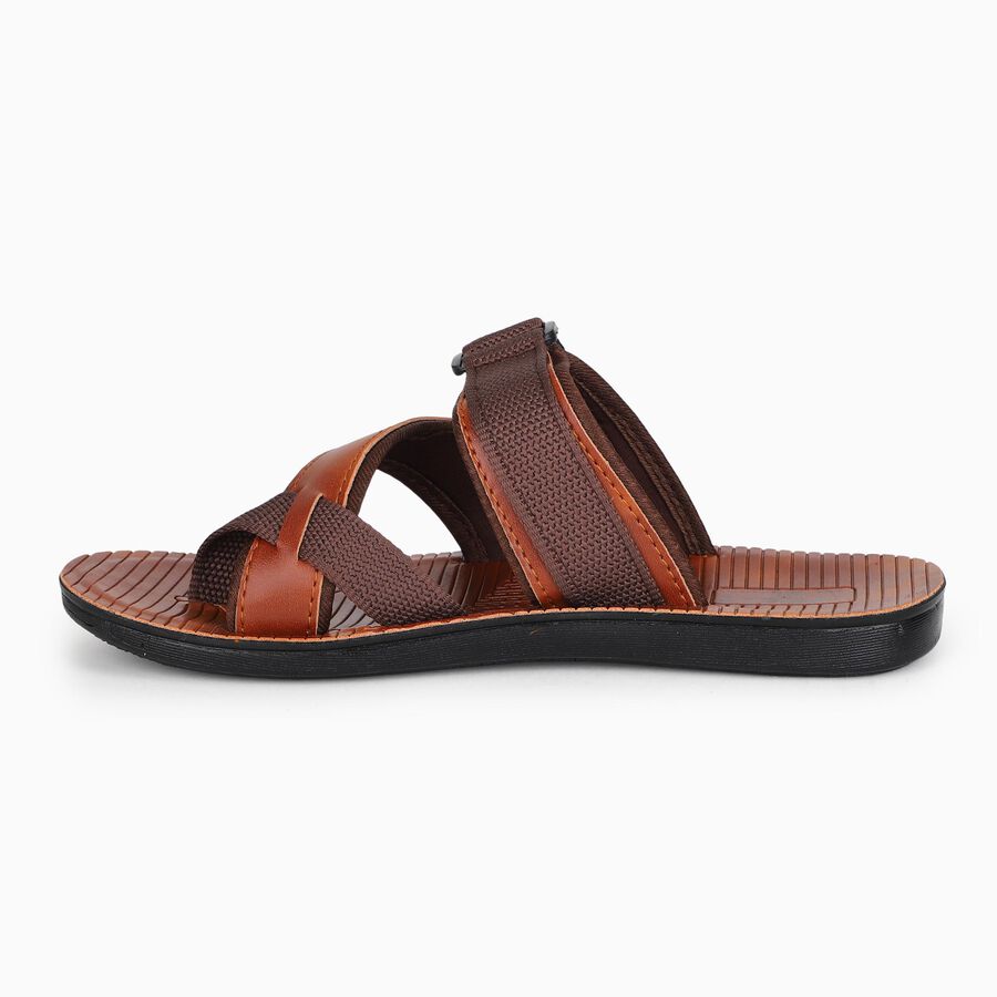 Men's Sandal, भूरा, large