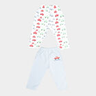 Infants Cotton Printed Pyjama, Light Blue, small image number null