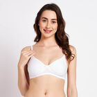 Solid Bra, सफ़ेद, small image number null