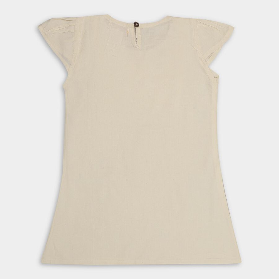 Girls' Blouse, Off White, large