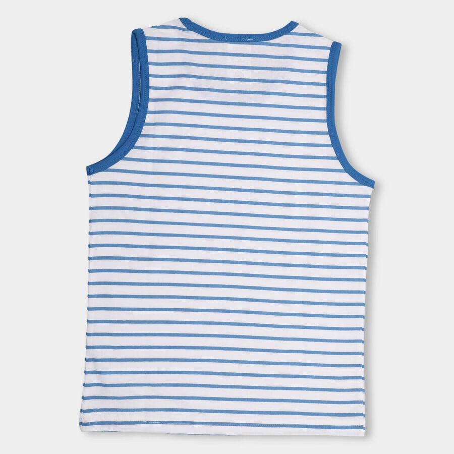 Boys' 100% Cotton T-Shirt, सफ़ेद, large image number null