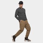 Men Navy Blue Round Neck Regular T-Shirt, नेवी ब्लू, small