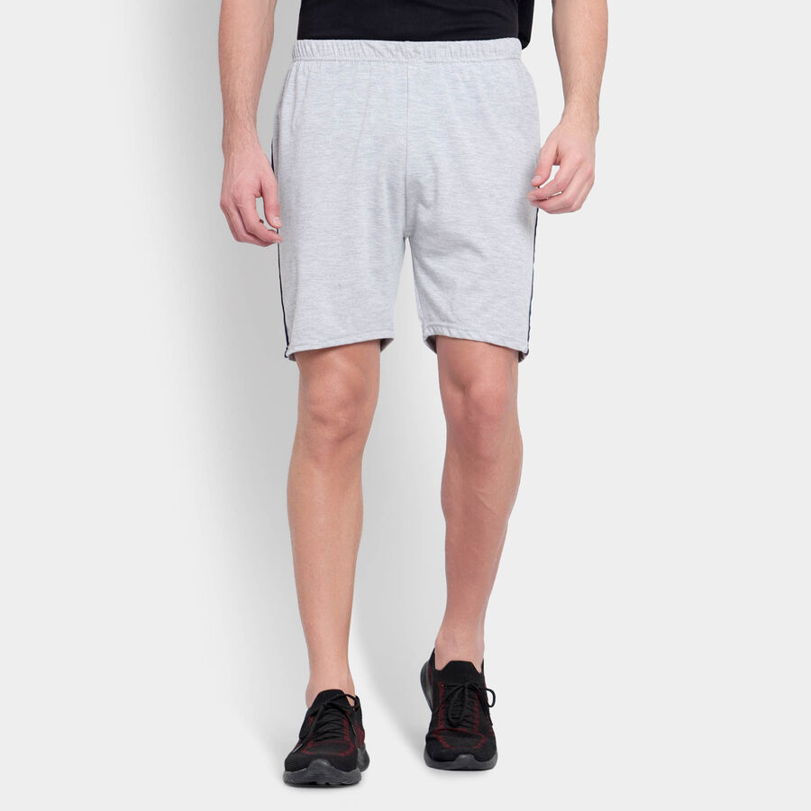 Regular Length Bermuda, Melange Light Grey, large image number null
