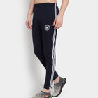Solid Track Pants, Navy Blue, small image number null