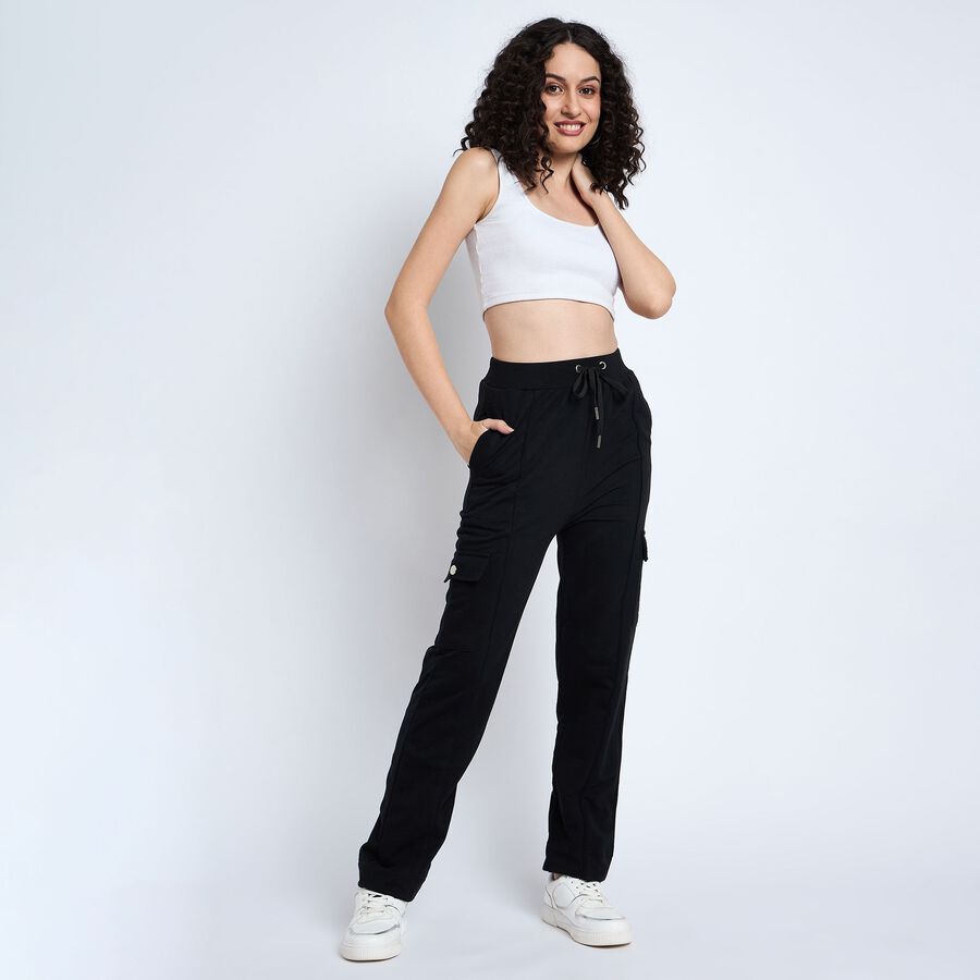 Ladies' Track Pants , Black, large image number null