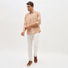 Men's Casual Shirt , Peach, small image number null