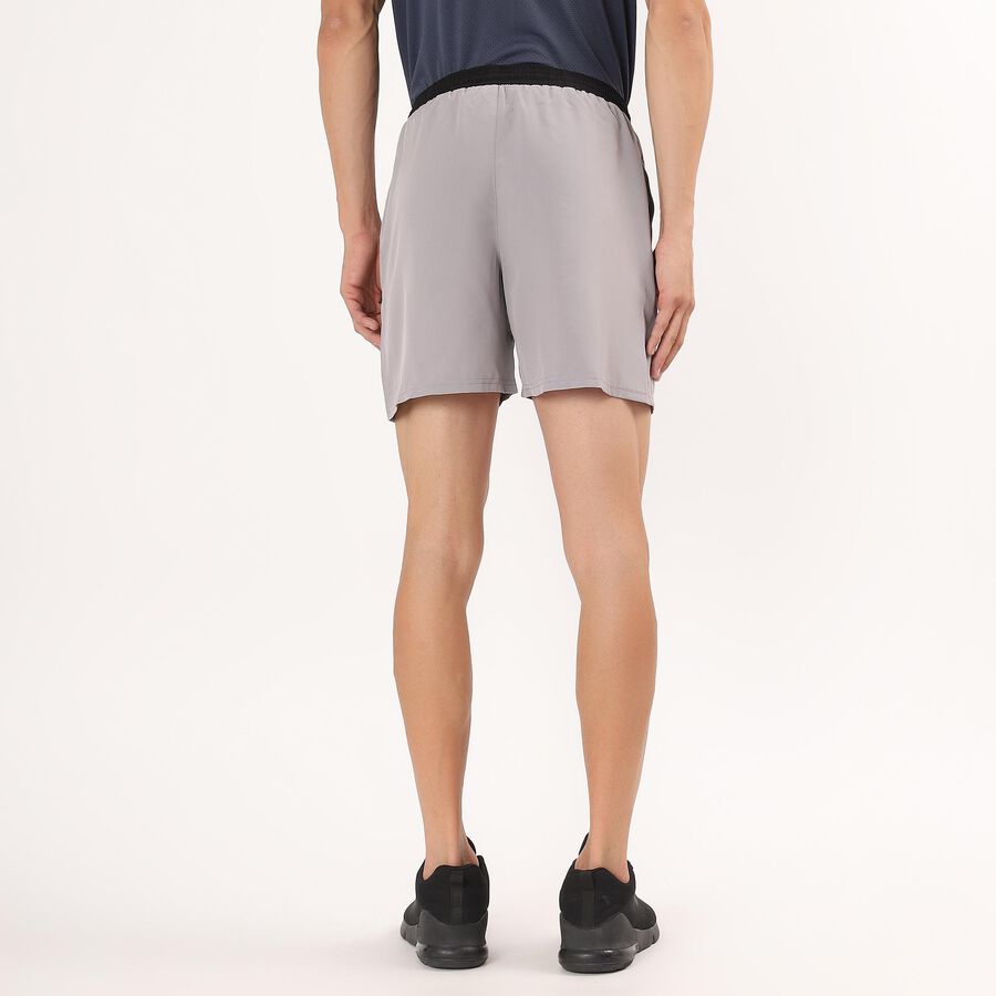 Men's Light Grey Regular Fit Active Bermuda Shorts, Light Grey, large image number null