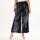 Women's Black Printed Wide-Leg Palazzos, काला, small image number null