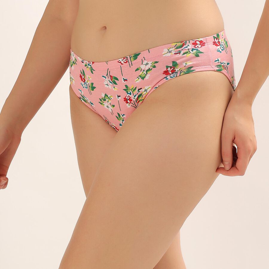 Ladies' 100% Cotton Panty , Peach, large image number null
