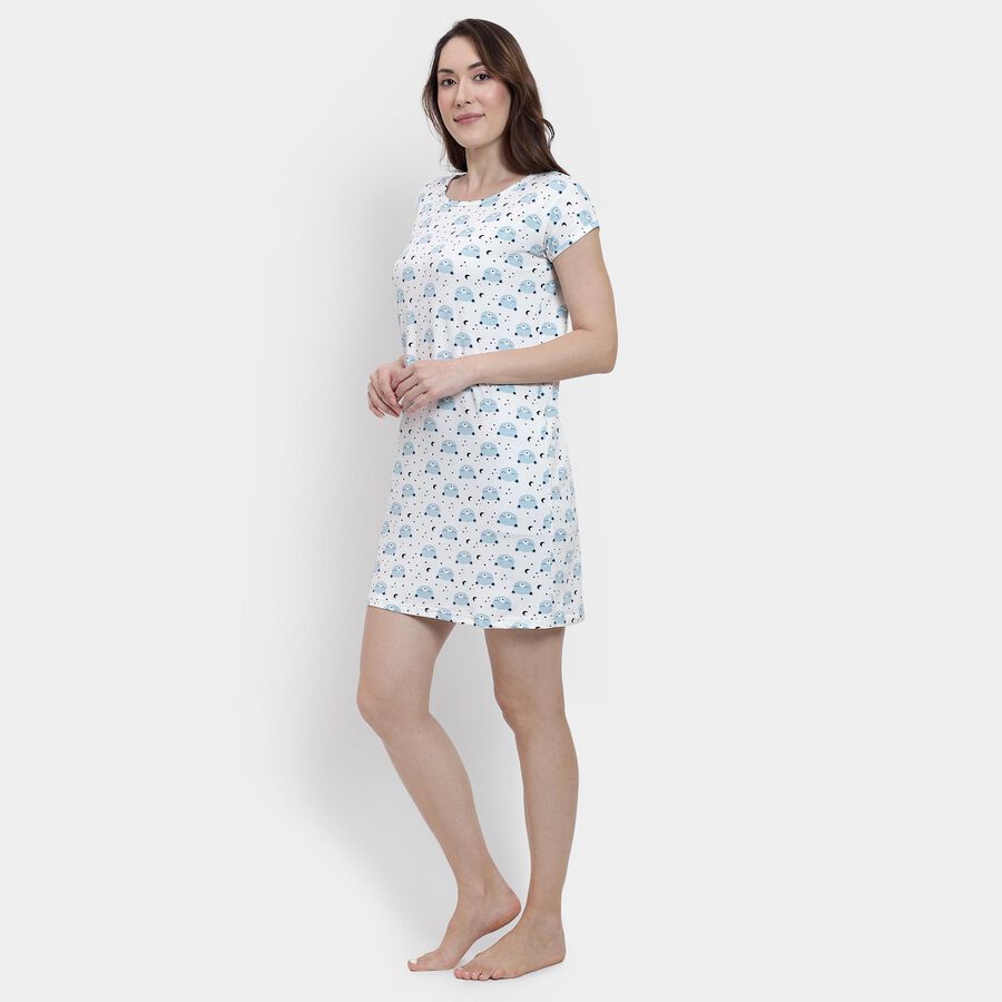 Ladies' Nighty, सफ़ेद, large image number null