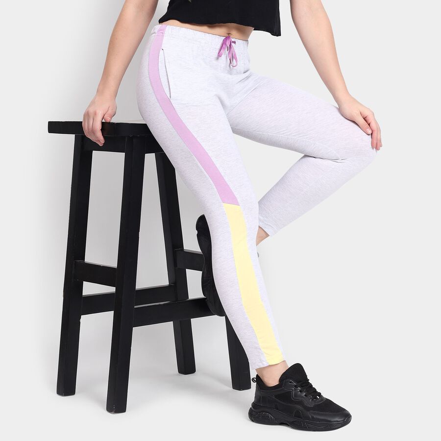 Ladies' Track Pants , Melange Light Grey, large image number null