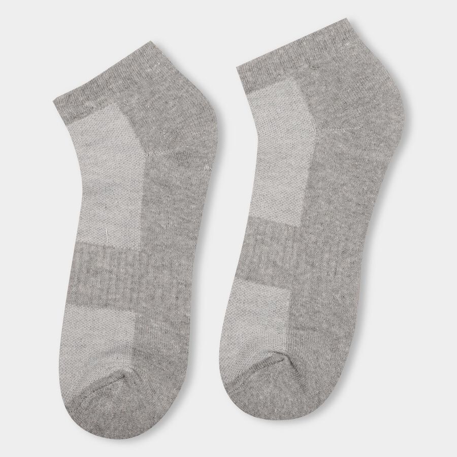 Men's Socks (Pack of 3), काला, large image number null