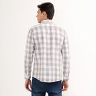 Men's 100% Cotton Regular Collar Casual Shirt , हल्का ग्रे, small image number null