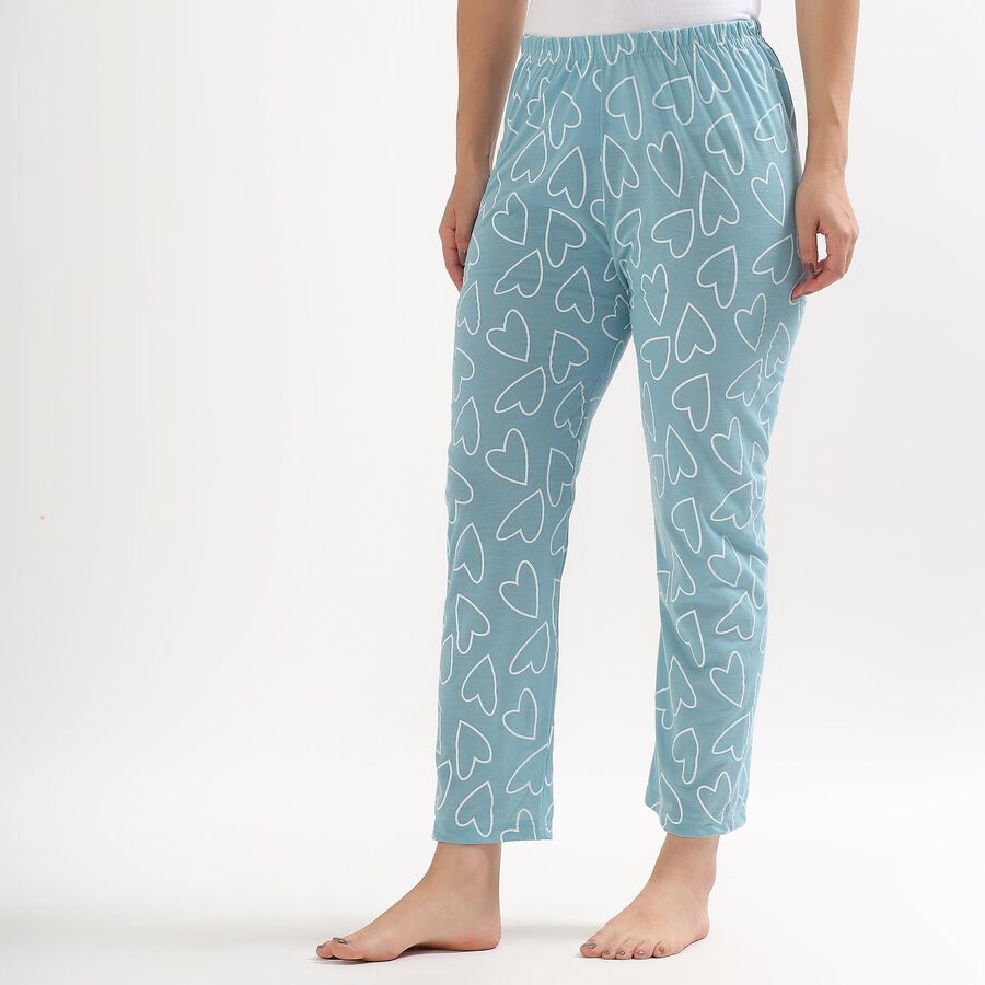 Ladies' Full Length Pyjama , Aqua, large image number null