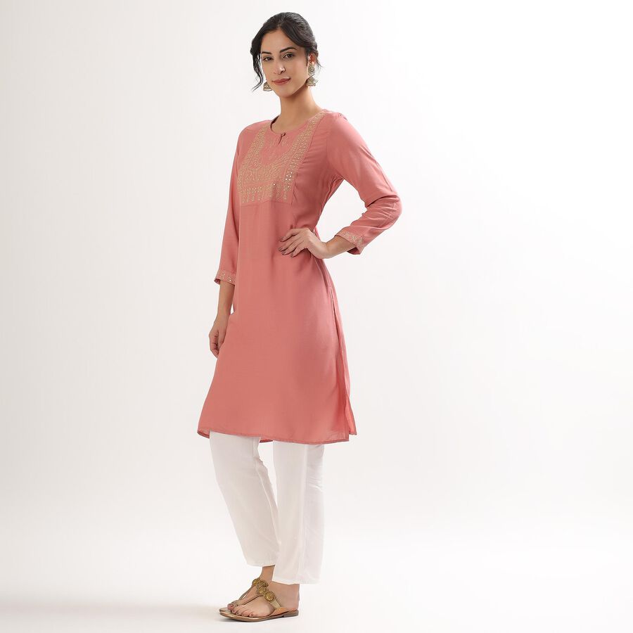Ladies' Kurta , बैंगनी, large image number null