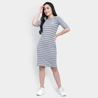 Stripes Dress, हल्का ग्रे, small image number null