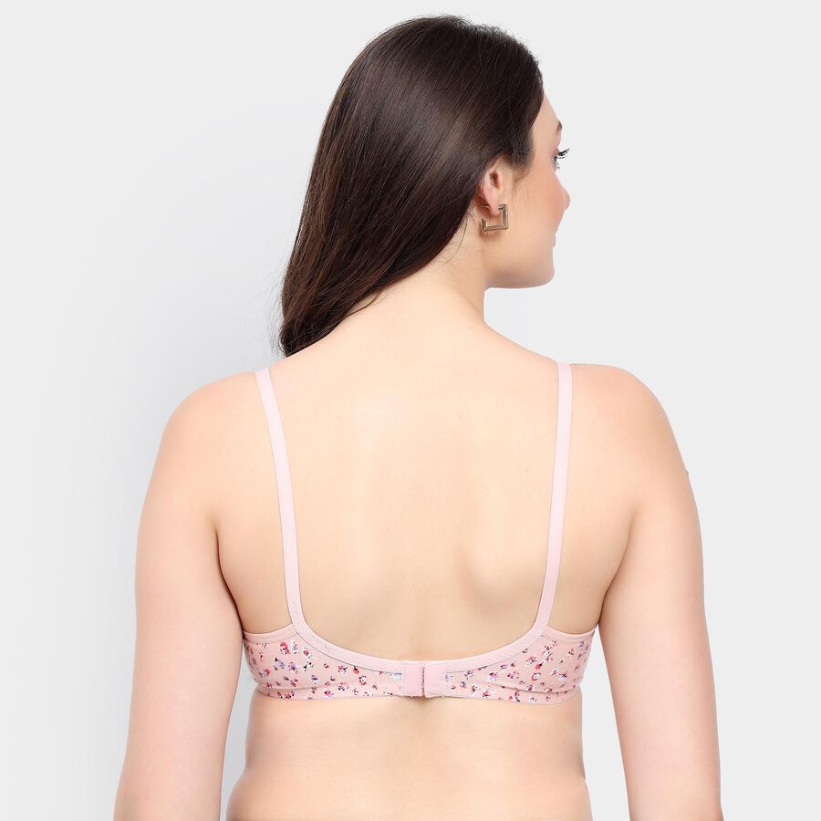 Ladies' 100% Cotton Bra , Peach, large image number null