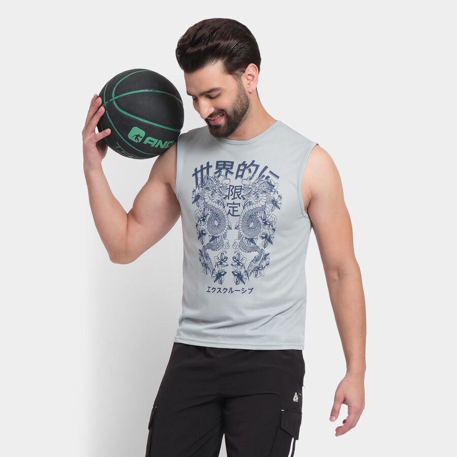 Men's T-Shirt, Light Grey, large
