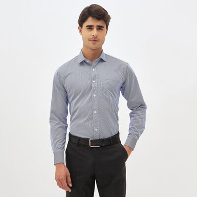 Men's Midnight Blue Classic Formal Shirt