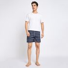 Men's 100% Cotton Boxers, Navy Blue, small image number null