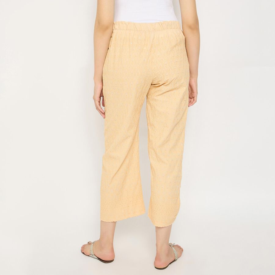 Ladies' 100% Cotton Palazzo, Beige, large image number null