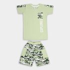 Boys' 100% Cotton Knit Baba Suit , Light Green, small image number null