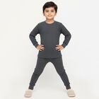 Boys' Thermal Upper, मिश्रित नीला, small image number null