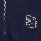 Boys' Navy Round Neck Solid Baba Suit, Navy Blue, small image number null