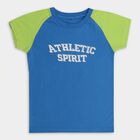 Boys' 100% Cotton Half Sleeves T-Shirt , Royal Blue, small image number null