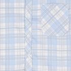 Boys Light Blue Button-Down Casual Shirt, Light Blue, small