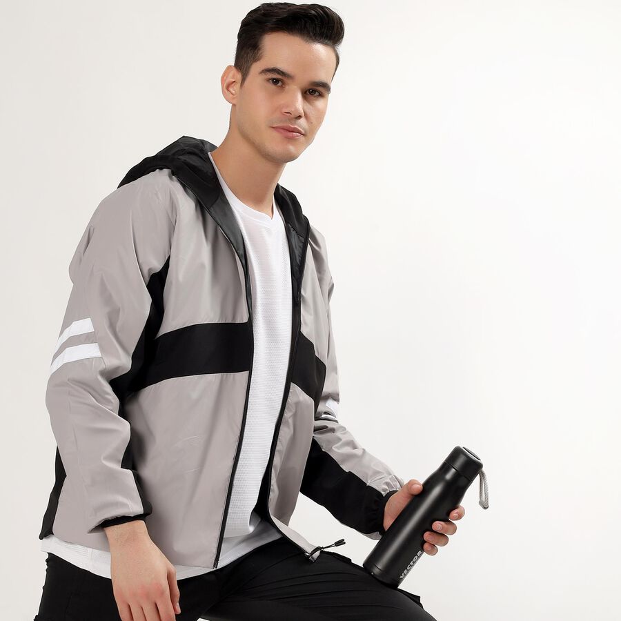 Men's Jacket, Light Grey, large image number null