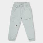 Boys' 100% Cotton Trouser, Light Green, small image number null