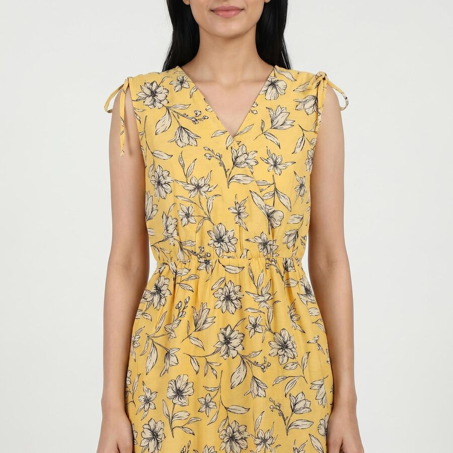 Women Yellow Dress, Yellow, large