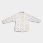 Girls' Soft White High Neck Casual Jacket, गहरा पीला, small image number null
