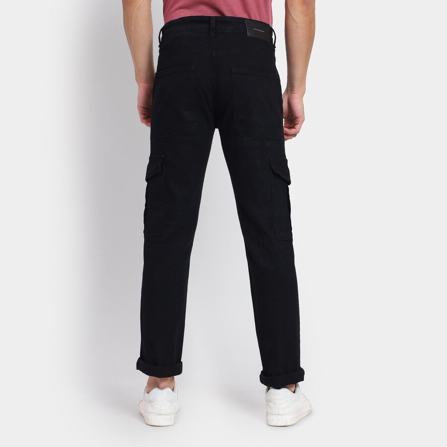 Men's Slim Fit Jeans , Black, large image number null