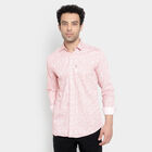 Cotton Printed Casual Shirt, Pink, small image number null