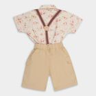 Boys'100% Cotton Woven Baba Suit, Off White, small image number null