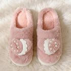 Women's Pink Slip-On House Slippers, गुलाबी, small