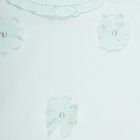Infants Light Pastel Green Cotton Round Neck Romantic T-Shirt, Light Green, small image number null