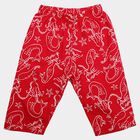 Girls' Pink Straight Fit Printed Capri, गुलाबी, small
