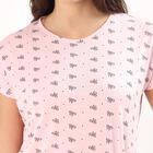 Women's Muted Lavender Sleeveless Casual Nighty, गुलाबी, small