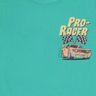 Boys' Light Green Cotton Round Neck Graphic Baba Suit, Light Green, small