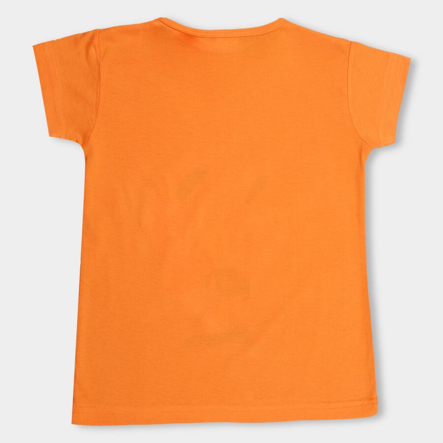 Girls' T-Shirt , नारंगी, large image number null
