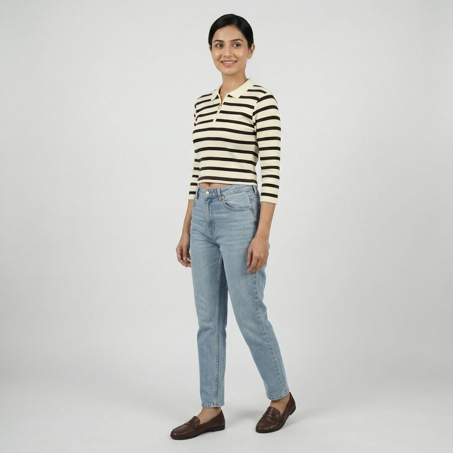 Women's Brown Top, Brown, large